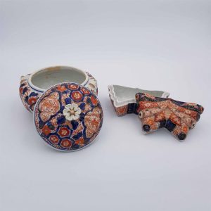 Boîtes japonaises en porcelaine Imari XIXème