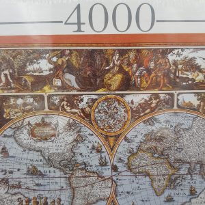 Rare puzzle Magna Carta Mundi 1670 4000 pieces Nathan collection Notre Histoire 1994