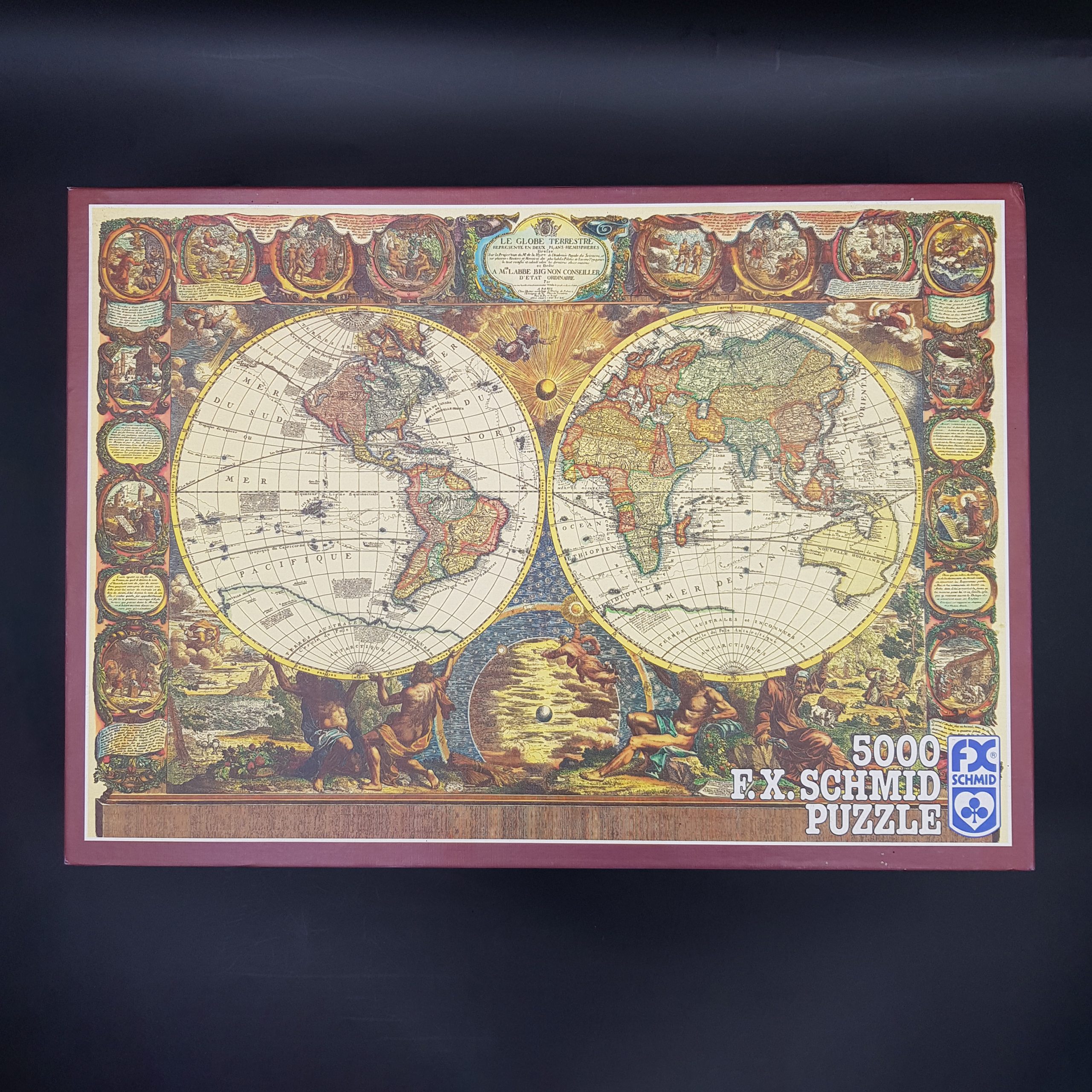 Rare Puzzle Mappemonde de 1708 FX Schmid 5000 pièces Neuf ⋆ Le Génie du  grenier